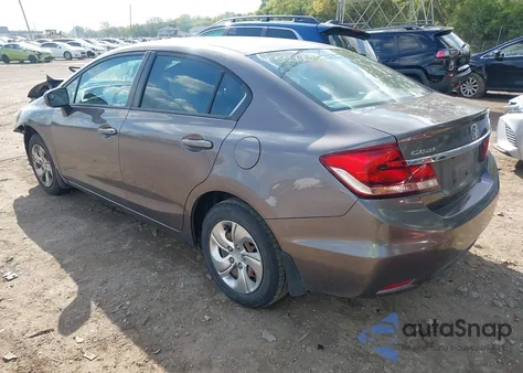 2015 Honda Civic Lx из США, поврежденный, VIN 19XFB2F50FE061769